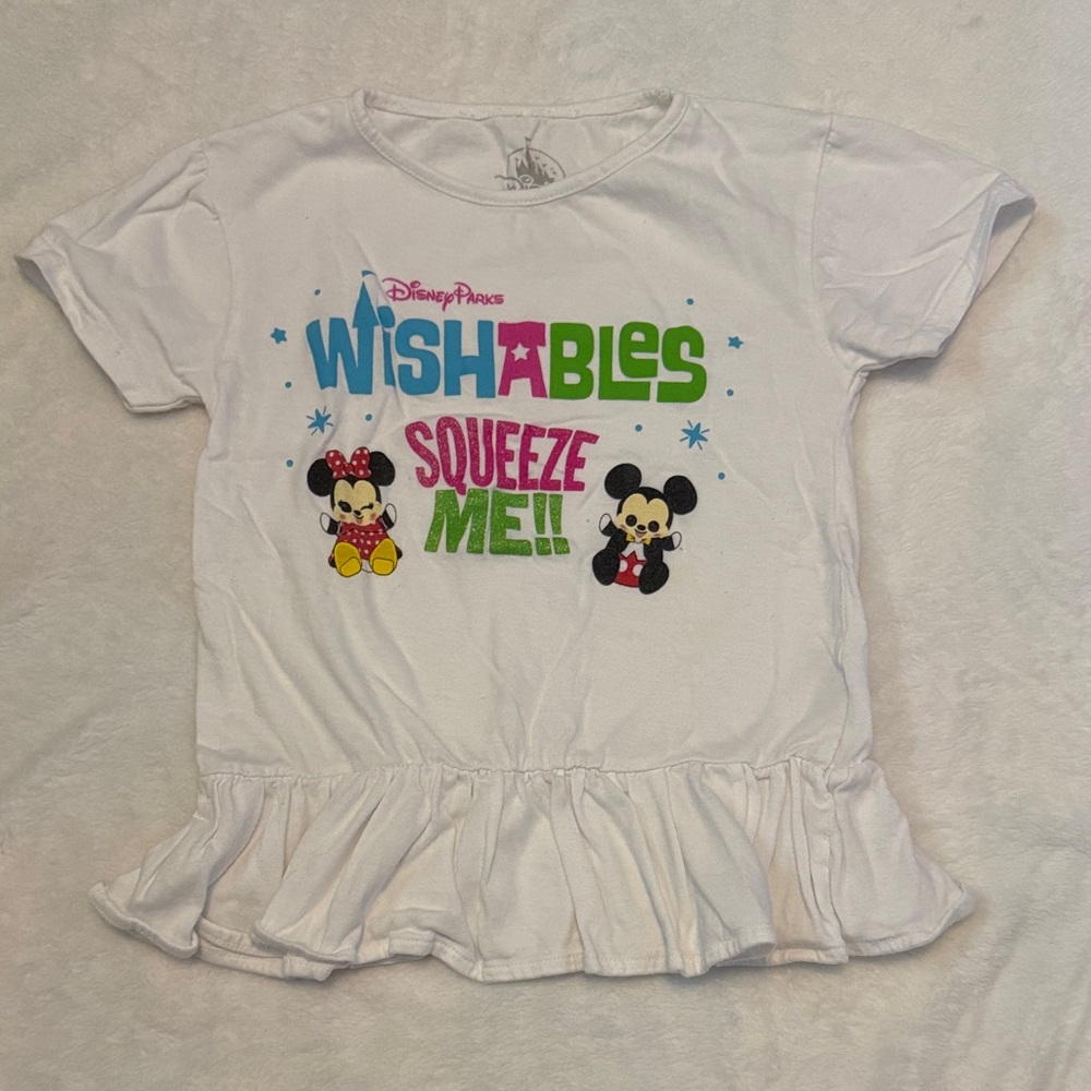 Disney White T-Shirt with Mickey and Minnie Design